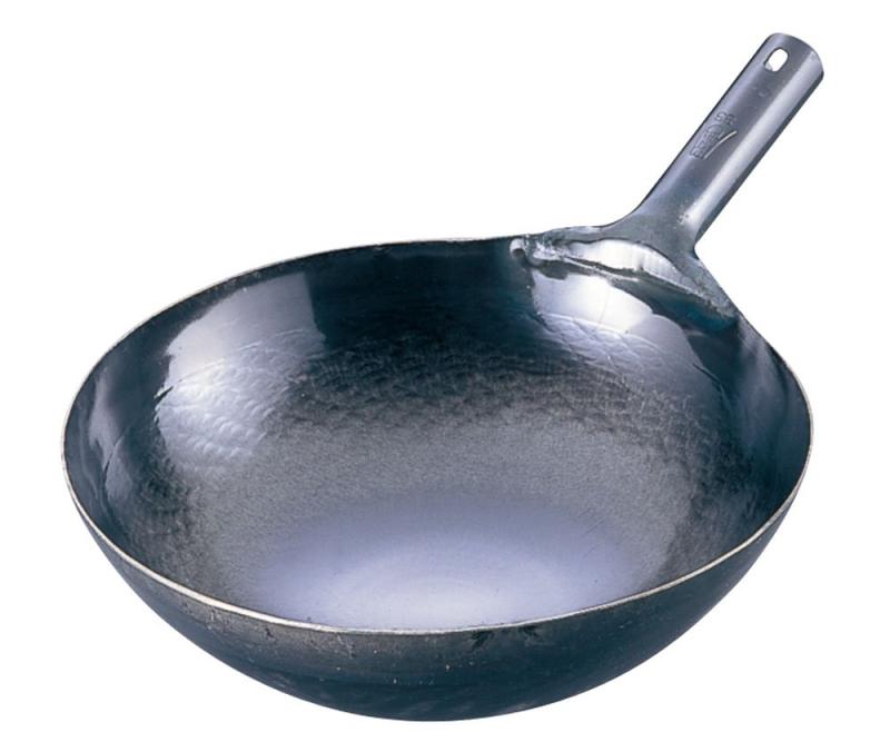 山田製作所 鉄 打出片手中華鍋(板厚1.6粍) 36糎 ATY9236 その他-キッチン用品・食器・調理器具