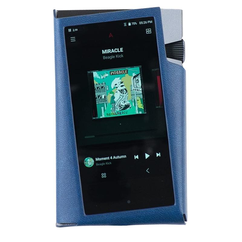 MITER ケース For Astell&Kern A&Norma SR35 用 アステルアンドケルン 用 カバー プロテクター ハンドメイド品 Case Cover AK-SR35 (Navy)