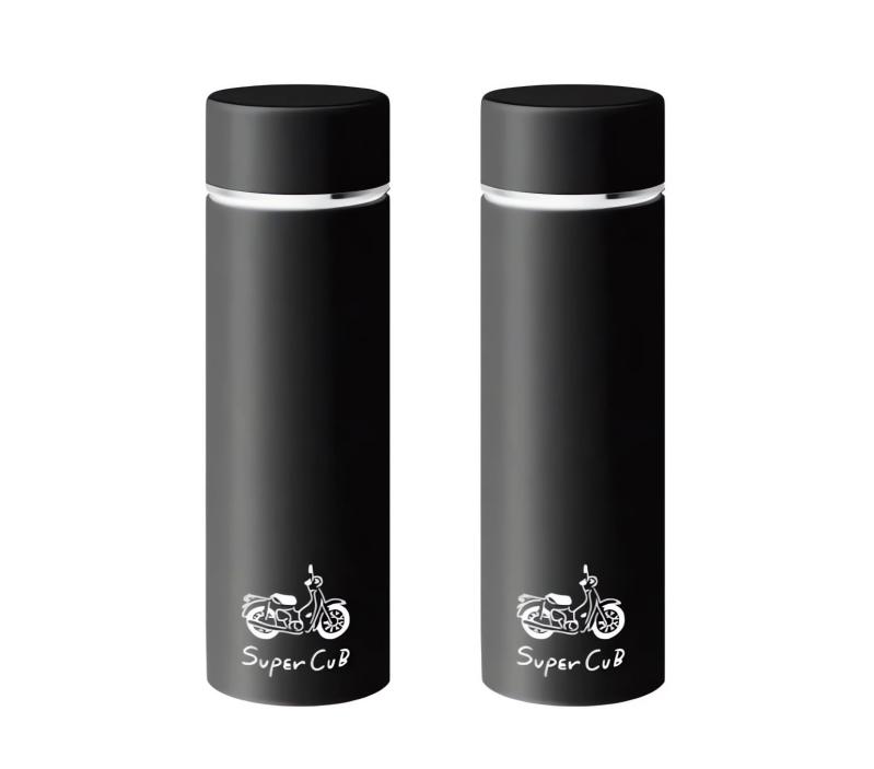 キャムショップドットジェイピー(CAMSHOP.JP) ステンレスボトル 130ml スーパーカブブラック2本画像