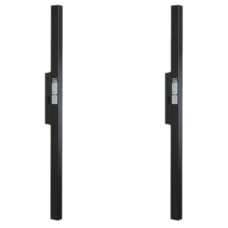 DRY・WAVE 腰壁用可動式物干金物 SFK-P ブラック 2本セット