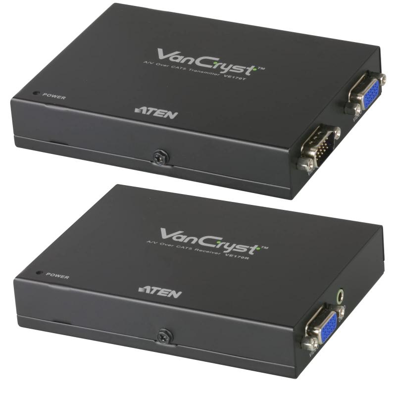 ATEN ビデオ延長器 VGA / Cat5 VE170