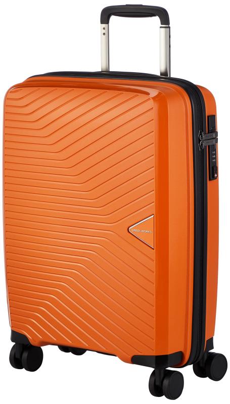 [シフレ] ハードジッパーケース 超軽量 驚きの軽さ 1年 証付き Green Works グリーンワークス ジッパー スーツケース 35L