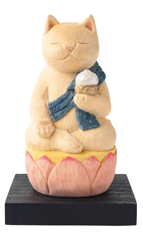 猫buddha 虚空蔵菩薩（丑・寅年の守護本尊） 仏屋さかい原型監修＿十二支守り本尊 招き猫 まねき猫 置物（NB８こくうぞう