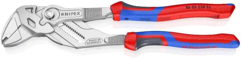 クニペックス KNIPEX プライヤーレンチ 250MM 航空機仕様 8605-250S5｜セキュアデポ