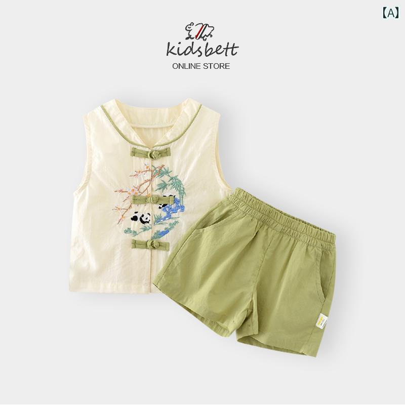 トップス パンツ ベビー キッズ セットアップ かわいい 幼児服 ボーイズ サマー スーツ 1歳 半袖 子供用 ショート 子供用 夏服