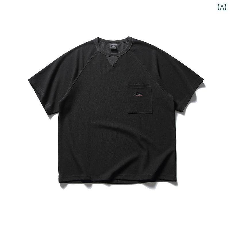 半袖 Tシャツ メンズ 夏 トップス 韓国 カジュアル オーバーサイズ ゆったり ストリート おしゃれ かっこいい 着やい 動きやい 快適 イベント フェス レジャー アウトドア ダンス 衣装 パフォーマンス