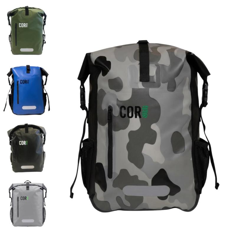 [COR Surf] 防水 リュックサック ノートパソコン用 パッドポケット付き 旅行、サイクリング、キャンプ、ハイキング、カヤック、ラフティング、サーフィンに ドライ バックパック 防水バック｜セキュアデポ