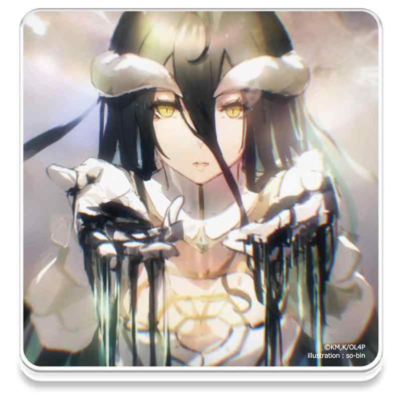 オーバーロードIV アクリルコースターB［アルベド］画像