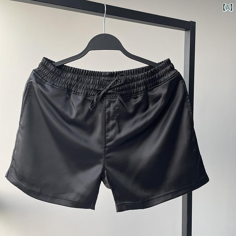 メンズ カジュアル パンツ フィットネス 高級感 冷感 クォーター サマー スポーツ ショーツ 快適 通気性 ボーイズ セクシー ショート