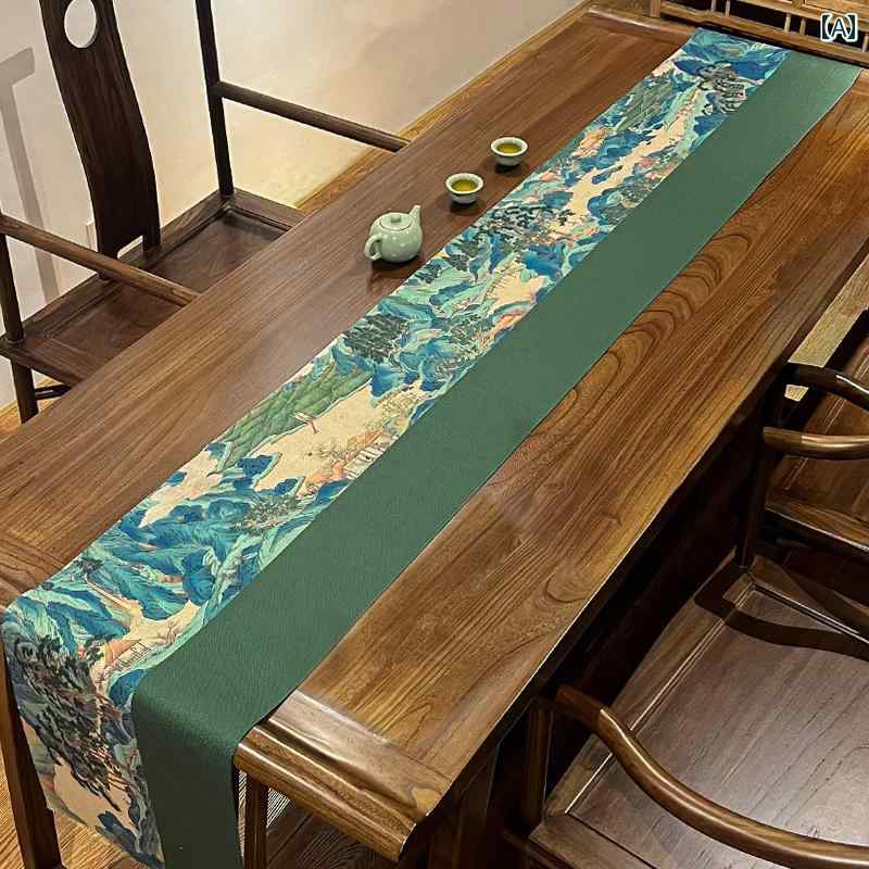 テーブルランナー チャイナ風 レトロ テーブルクロス テーブルカバー テーット ロング 瞑想茶 コーヒーテーブル おしゃれ レトロ インテリア 防水