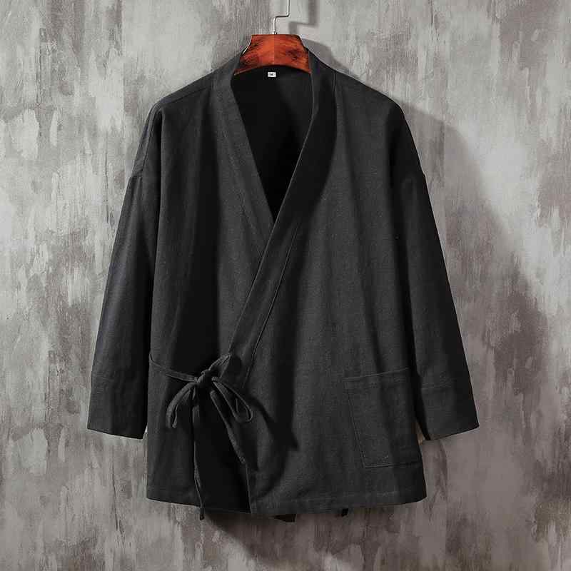 ジャケット カンフー着 太極拳 中華風 唐服 漢服 中華風 紳士服 リネン エスニック 衣装 綿麻 瞑想 服