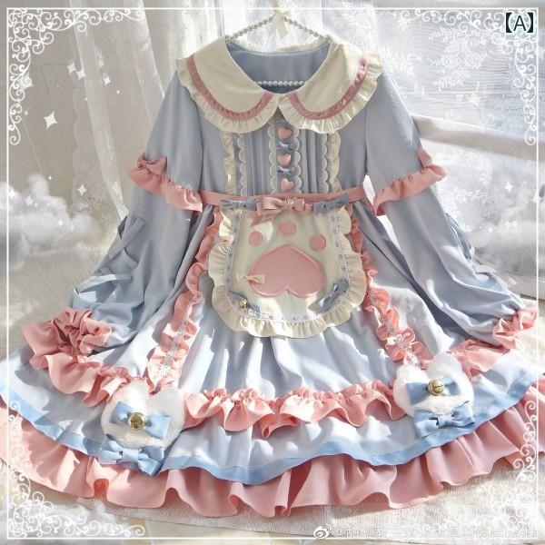 ロリータ 甘ロリ ゴスロリ 地雷 コスプレ オーセンティック フェアリー プリンセスドレス 激かわいい レディース ファッション 春夏
