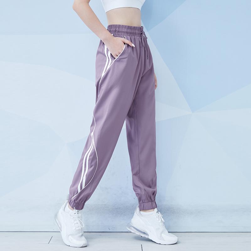 レディース スポーツ パンツ ランニング フィットネス ロングパンツ ストレートパンツ ヨガ ポリエステル トレーニング レディース 速乾 通気性 袖口 秋