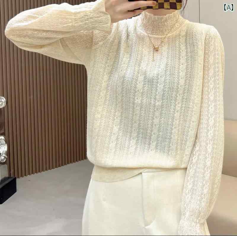 レディース トップス かっこ良い 亭主もち服 プルオーバー ハイネック 肌付きプルオーバー スピード競技 秋冬 ハイネック レディースファッション-その他