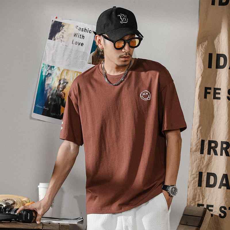 Tシャツ オーバーサイズ アメリカン メンズ ファッショントップス カットソー 普段使い 半袖 アウトドア スポーツ ワーク カジュアル メンズ 夏