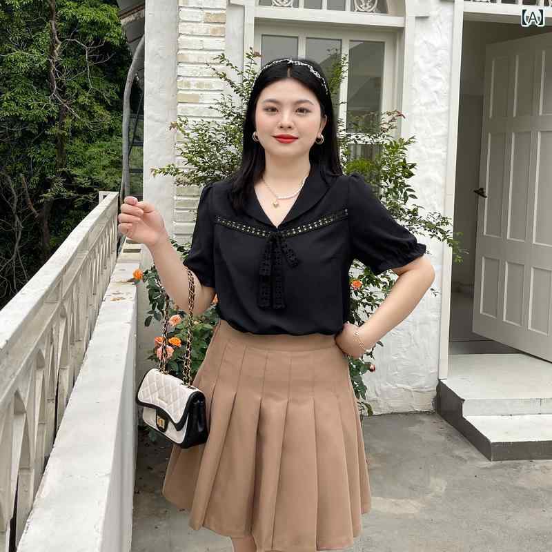 レディース トップス 夏 半袖シフォンシャツ バレエコア 大きめ ぽっちゃり かわいい おしゃれ 細見え アップ 快適コーデ 快適 レジャー アウトドア 女子会 旅行 普段