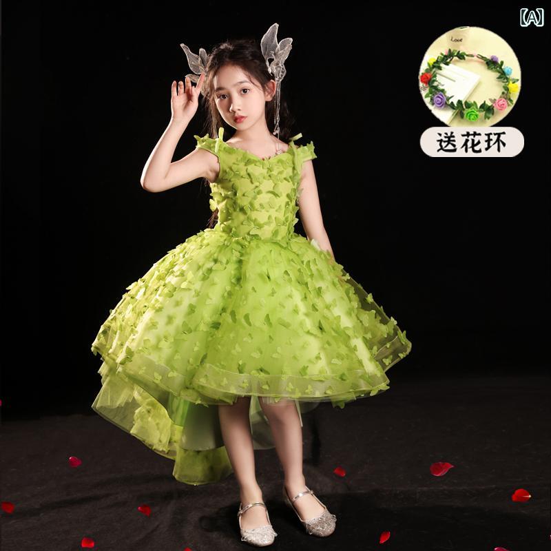 フラワーガール ドレス キッズ ジュニア ファッション 女の子 子供服 ガール 豪華感 かわいい プリンセス イベント 結婚式 パーティー 衣装 発表会 誕生会|セキュアデポ