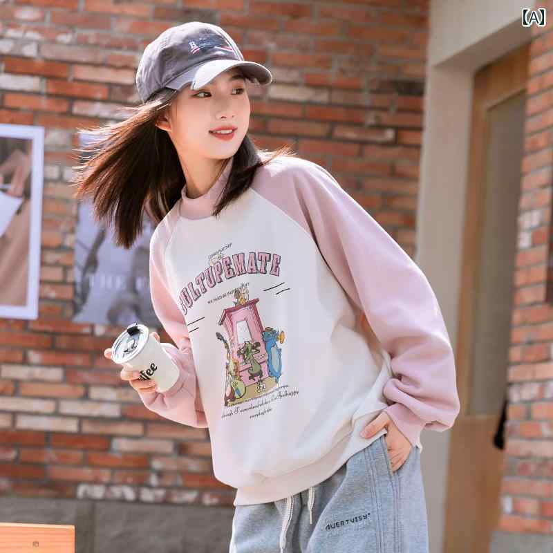 トレーナー スウェットシャツ 秋冬 厚手 フリース カジュアル レジャー アウトドア 休日 中学 高校 学生 JK 女の子 レディース｜セキュアデポ
