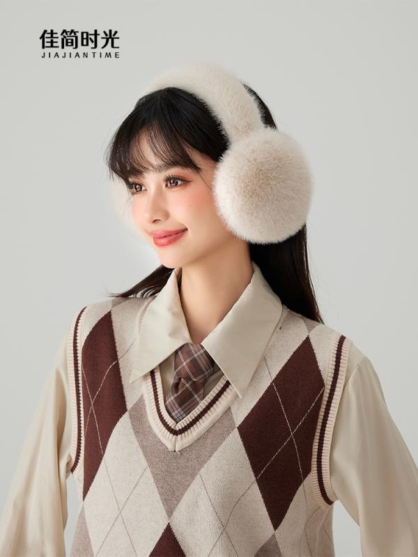 イヤーマフ 防寒 耳あて 冬 レディース かわいい 冬 暖かい イヤーバッグ 屋外 耳保護 折りたたみ式 イヤーウォーマー