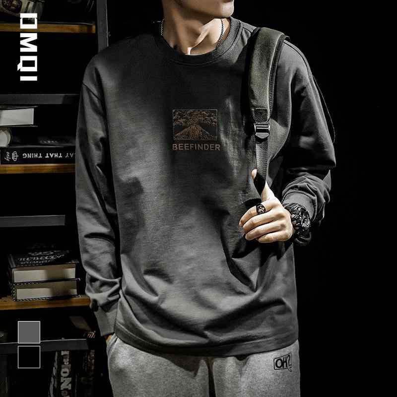 メンズ ロンT トレーナー 春 綿 アメリカン レトロ 長袖 Tシャツ メンズ 大きめサイズメンズ 綿 レイヤリング シャツ トップス スウェットシャツ