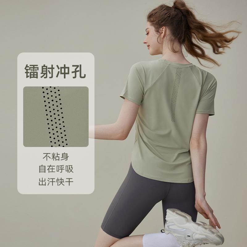 レディース スポーツ トップス 夏 ゆったり ランニング フィットネス 半袖 Tシャツ ピラティス トレーニング ヨガ ウェア ブラウス アウトドア