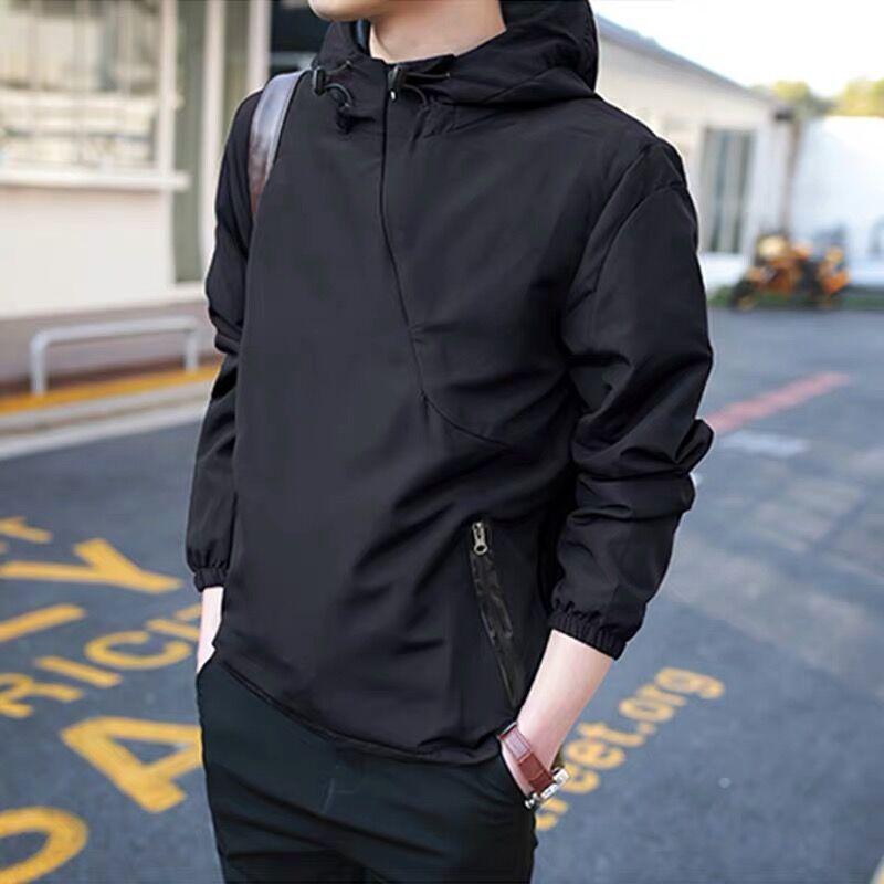 フード スウェットシャツ メンズ 秋冬 起毛 韓国 無地 トップス 服