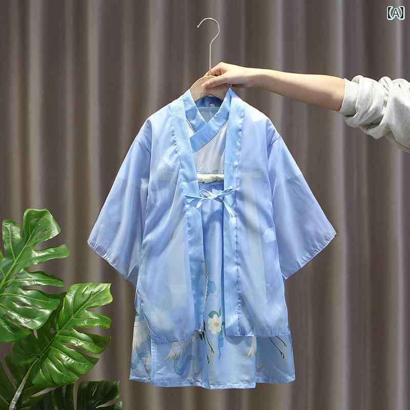 韓服 男の子 春 唐装 ローブ 女児 赤ちゃん レトロ パフォーマンス 服 ヤング マスター 服 子供 スーパー フェアリー エレガント パフォーマンス 服
