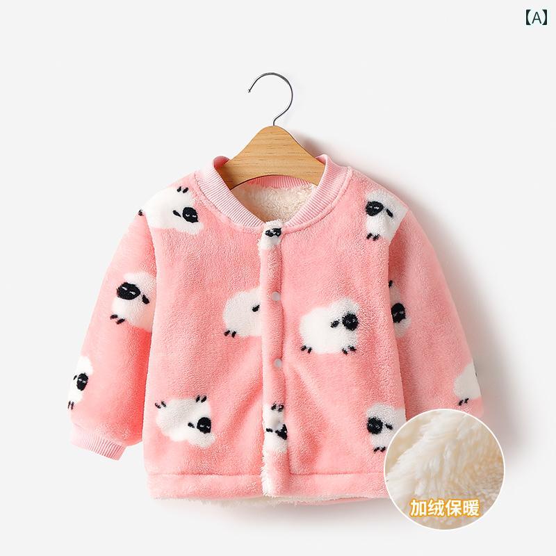 コート ジャケット 子供服 ベビートップス 春秋冬 ベビー 綿入り ベルベット 男の子 女の子用 厚手 暖かい カジュアル 子供服