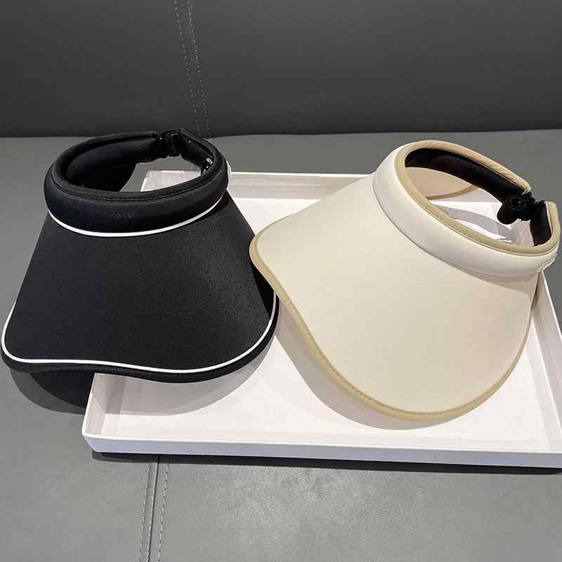 春夏 フリル つば広 空 ハット レディース シンプル 韓国旅行 日焼け防止 サンハット