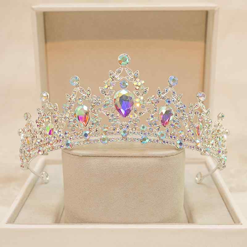 子供 女の子 プリンセス 王冠 クラウン ティアラ 誕生日 パーティー アクセサリー ヘアアクセサリー パフォーマンス シルバー