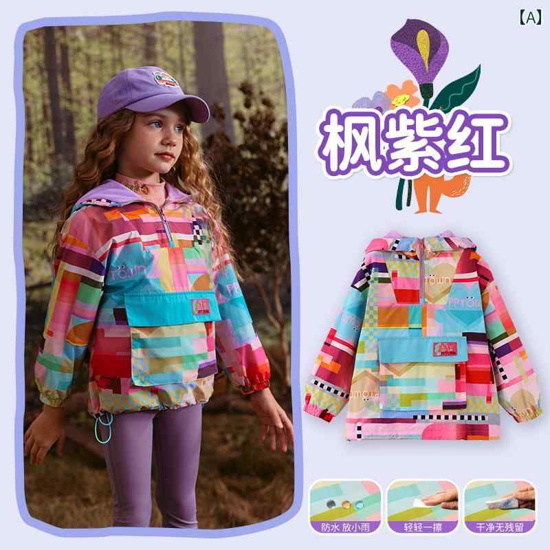 子供服 女の子 ジャケット ジャンバー ウインドブレーカー フード 春秋 カジュアル かわいい ガーリー 通学 通園 ラブリー キッズ 8,448円
