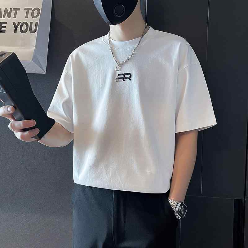 メンズ Tシャツ スタイリッシュ アーバン 紳士服 メンズ シャツ ラウンドネック シャツ 春 インナーシャツ 半袖 レイヤリング