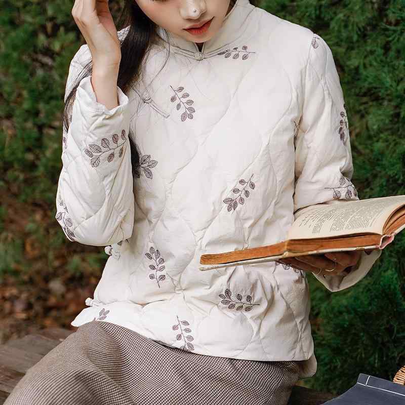 上衣 レディース 冬 落ちこむ 文学研究 レトロ 軽さ 中華風 レコード盤 名取り草 お上さん用 遊撃手 刺しゅう 民族風 お上さん用 思いいれる 茶師服 お上さん用