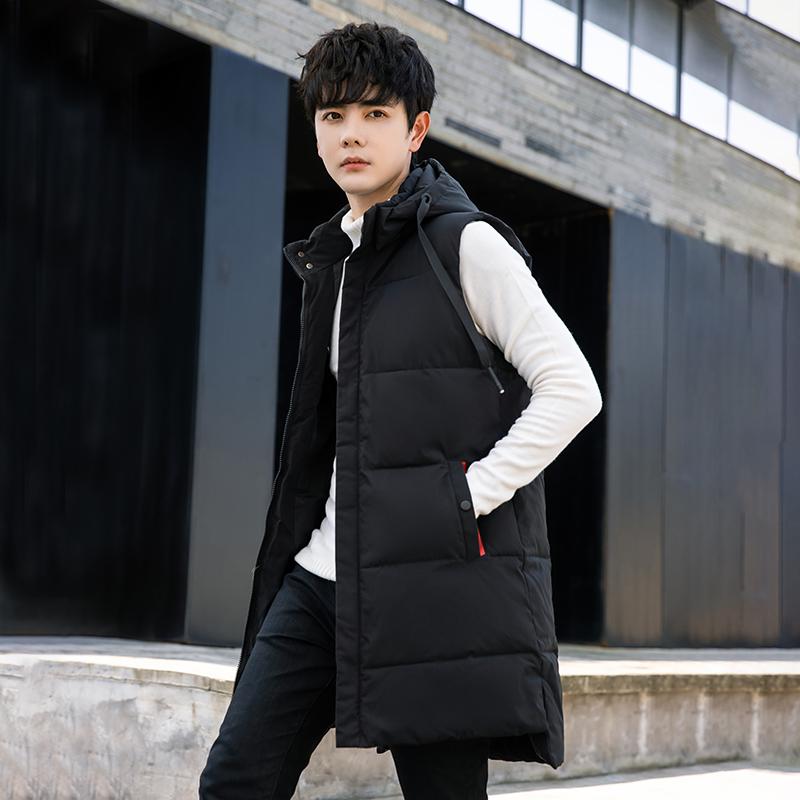 ダウン コットン ベスト メンズ 冬 丈 アウターウェア 厚手 ロングベスト ダウンベスト 大きめサイズ ダウンジャケット