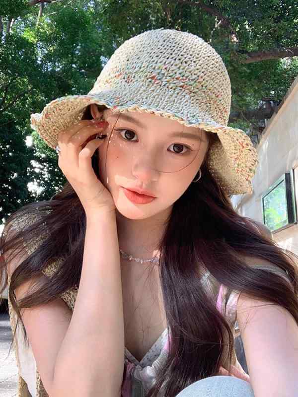 レディース 夏 カジュアル 帽子 ハット 麦わら 海辺 ビーチ 旅行 日焼け防止 休暇 つば広 わら フィッシャーマン 通気性 日よけ
