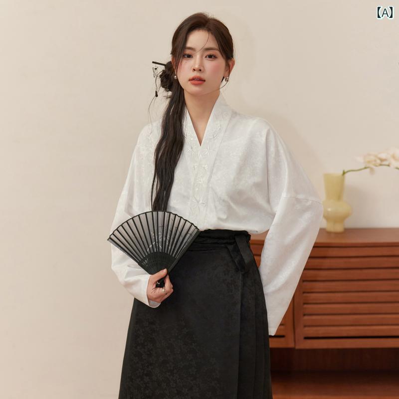 レディース 大きめサイズ 婦人服 トップス シンプル おしゃれ ぽっちゃり チャイナ風 クロスカラー 春 ジャカード