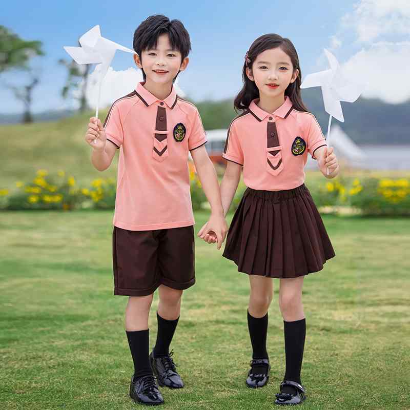 キッズ 子供 幼稚園 夏 英国風 半袖 シャツ セット 男の子 女の子 制服 小学校 パフォーマンス シンプル おしゃれ ボーイズ 女の子
