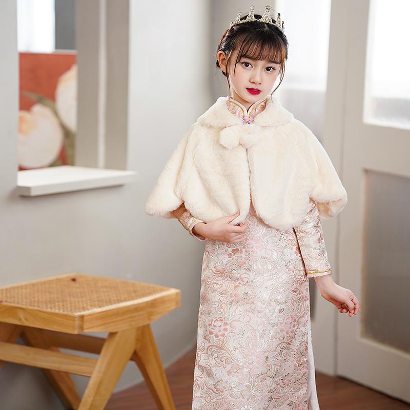 子供服 チャイナドレス 民族衣装 新年 正月 秋冬 パーティー エキゾチック かわいいキュート 女児 キッズ コスプレ 写真撮影 衣装 普段使い