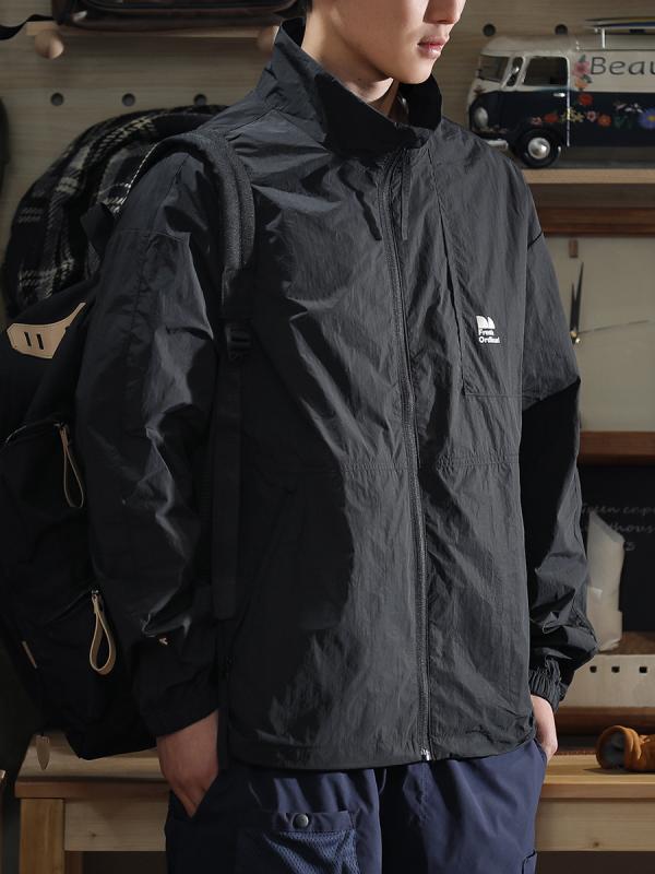 ジャケット メンズ 夏 薄型 屋外 UV 保護 UPF 50 スタンドカラー 日焼け防止 服 カジュアル スポーツ 日焼け防止 服