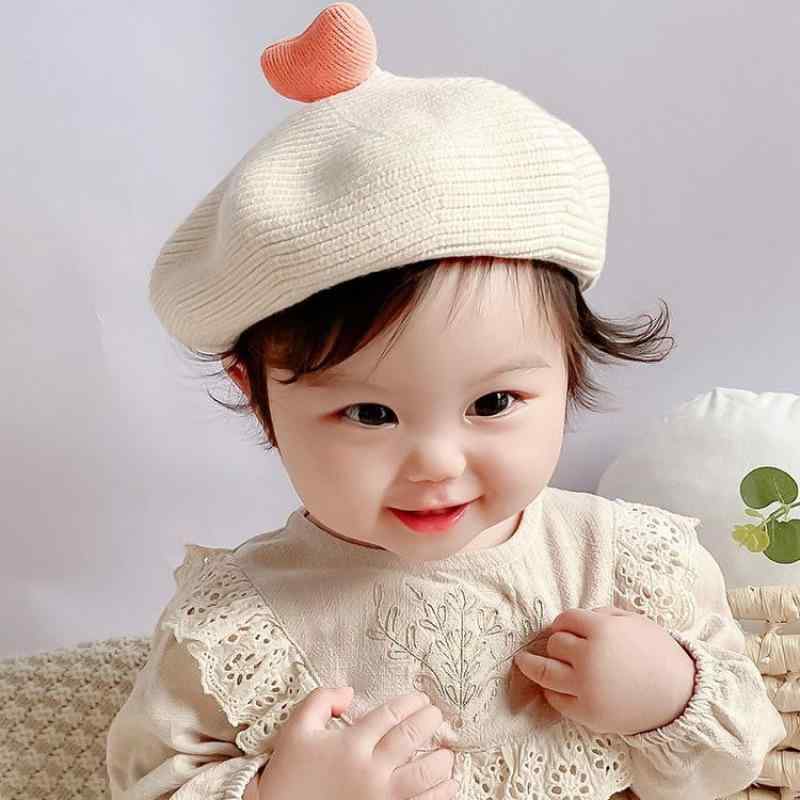 ベビーキャップ 赤ちゃん品 子供 キッズ 帽子 ベレー帽 春秋冬 かわいい レジャー おしゃれ