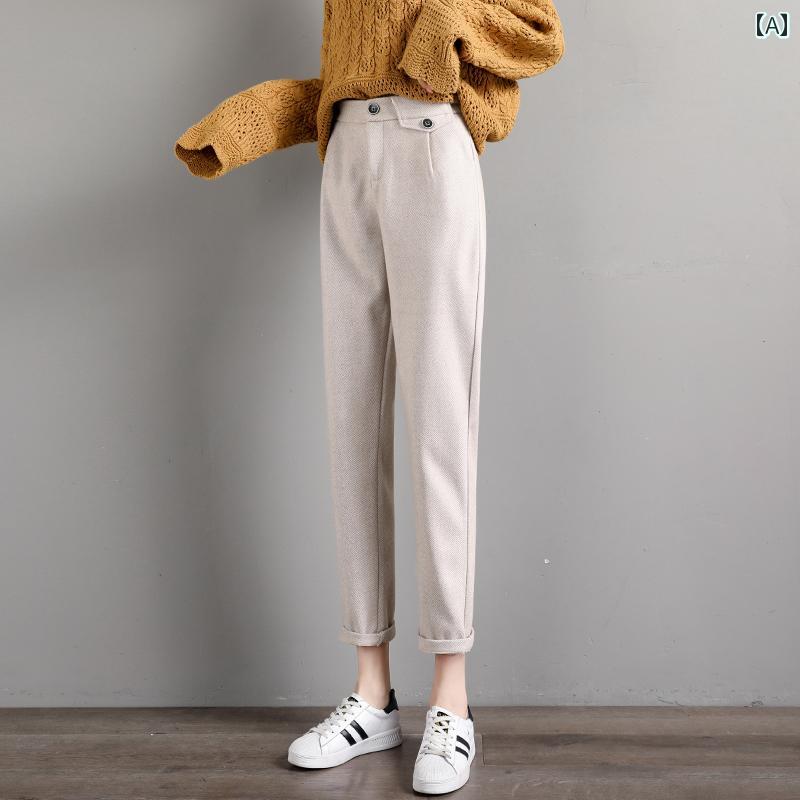 パンツ カジュアル シンプル おしゃれ 普段着 マルチシーン 大人 レディース ファッション 秋冬