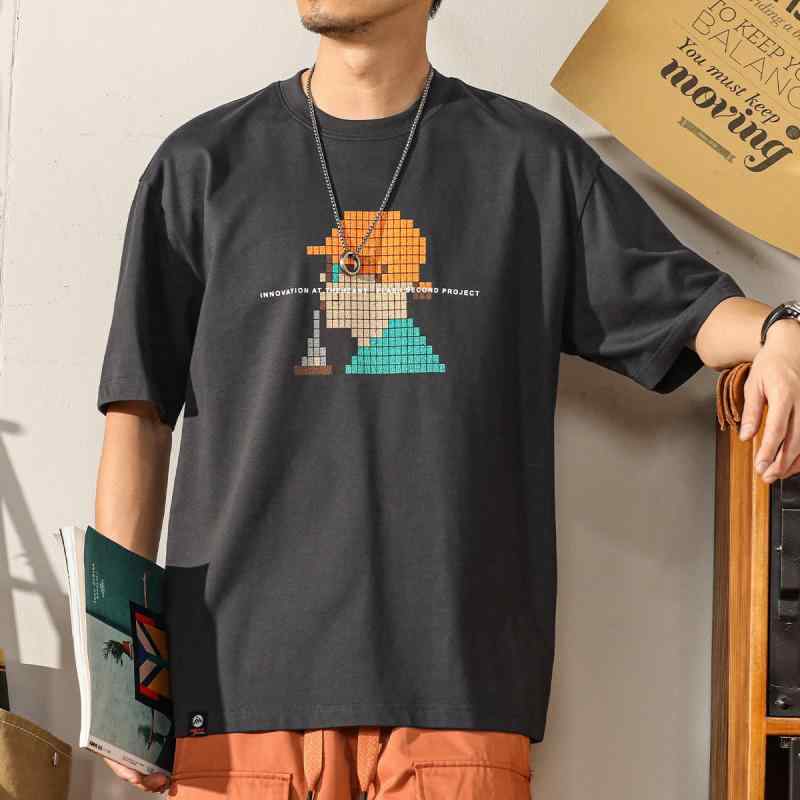 Tシャツ オーバーサイズ アメリカン メンズ ファッショントップス カットソー 普段使い 半袖 アウトドア スポーツ ワーク カジュアル メンズ 夏