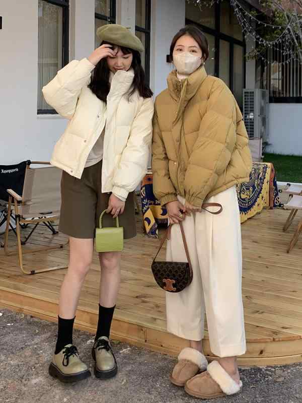 ジャケット レディース 冬 アウター ショート ダウン 女性 小柄 韓国 ホワイトダックダウン｜セキュアデポ
