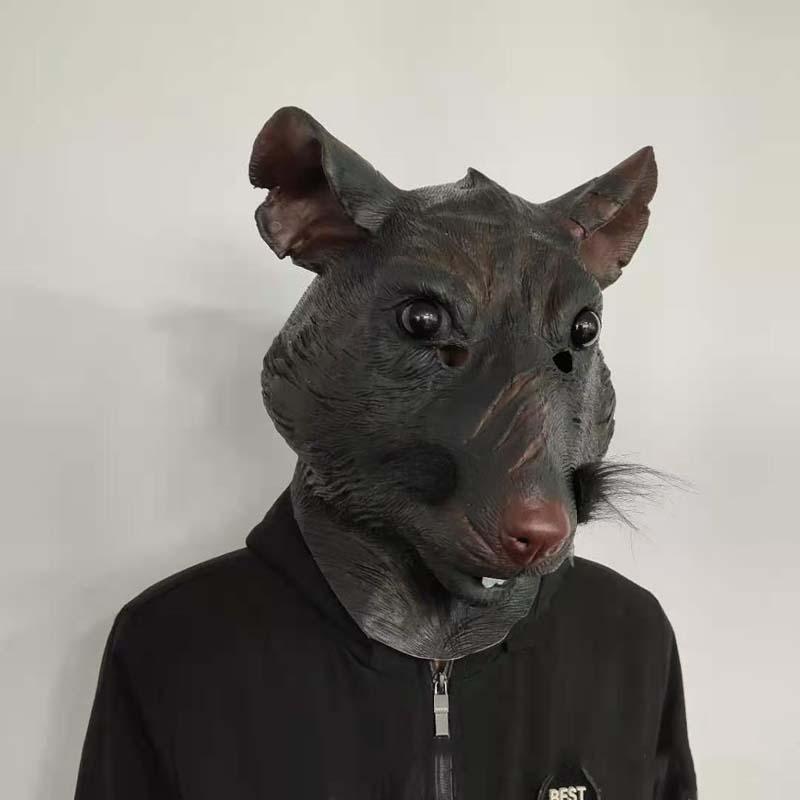 ハロウィン 仮面 マスク コスプレ ホラー フルフェイス 仮装 衣装 変装 覆面 装飾品 ファッション小物 アイテム パーティー ステージ パフォーマンス 動物 マウス