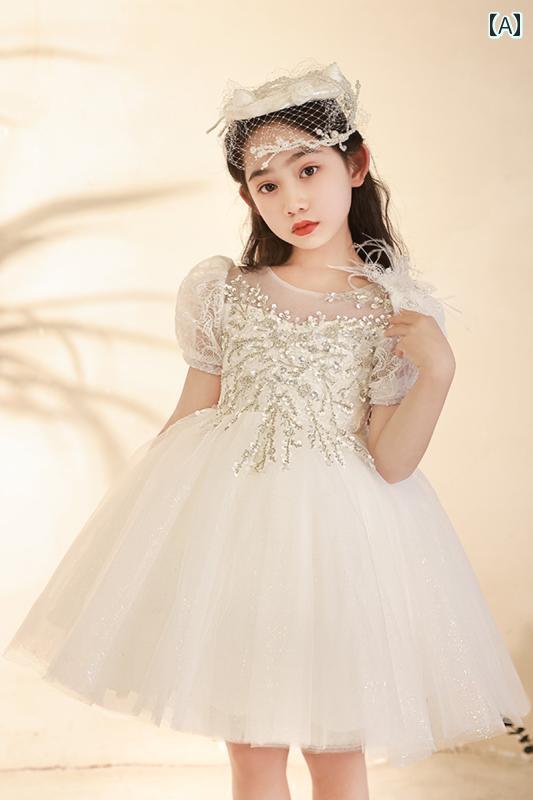 子供服 ドレス 結婚式 ウェディング フラワーガール パーティー 発表会 パフォーマンス 衣装 上品 エレガント 女児 キッズ