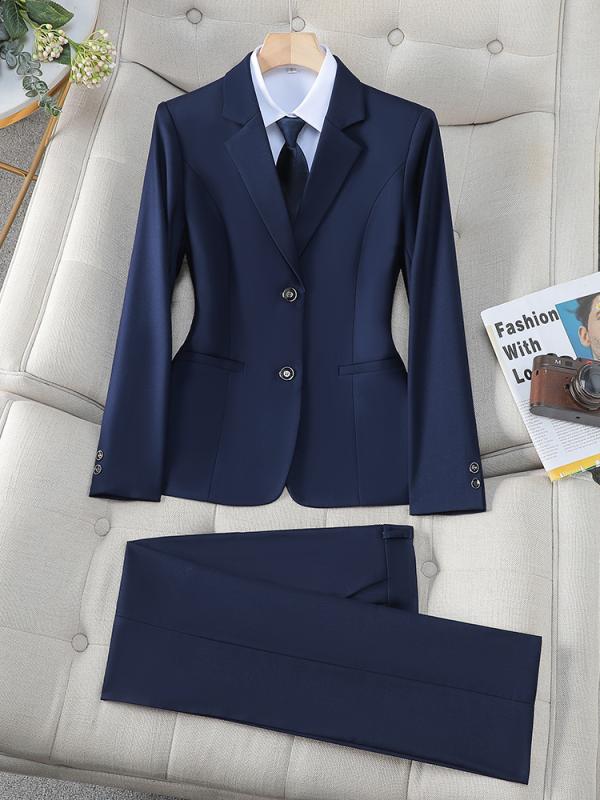 ビジネス スーツ レディース ジャケット ブレザー アウター セットアップ スーツ スカート 制服 作業着 ホテル 秋冬 シャツ|セキュアデポ