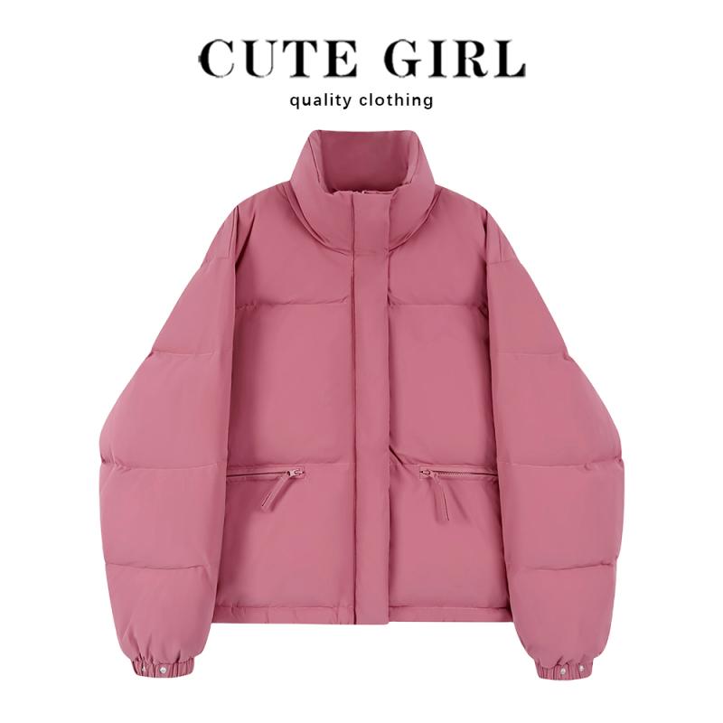 ジャケット トップス レディース アウター 防寒 あったかい 小さい 剣道 ダウン 女性 冬 90 ホワイトダックダウン スタンドカラー