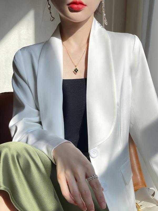 トップス ジャケット レディース カジュアル 婦人服 春 カーディガンジャケット 女性 スーツ 襟 無地 長袖 西洋 アウター