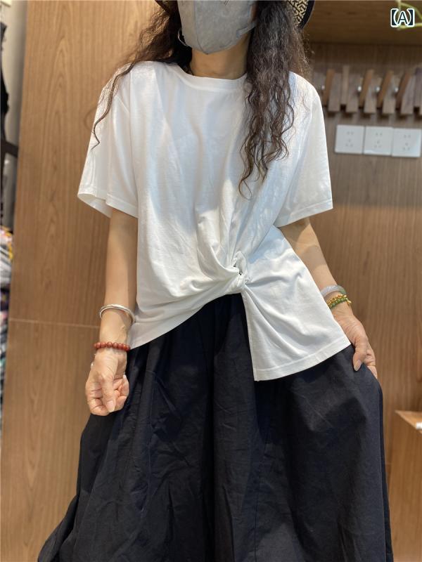 レディース Tシャツ 半袖 シンプル カジュアル おしゃれ ボーイッシュ メンズライク オーバーサイズ ゆったり レディース エスニック ファッション 夏