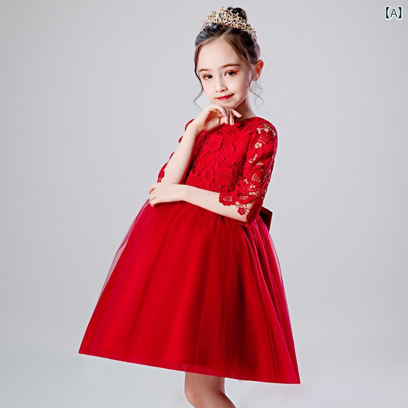 ドレス スカート 女の子 幼児 1歳 女児 赤ちゃん 春夏 最初 週 子供用 プリンセス チュチュ ハイエンド ホスト フラワーガール ウェディング